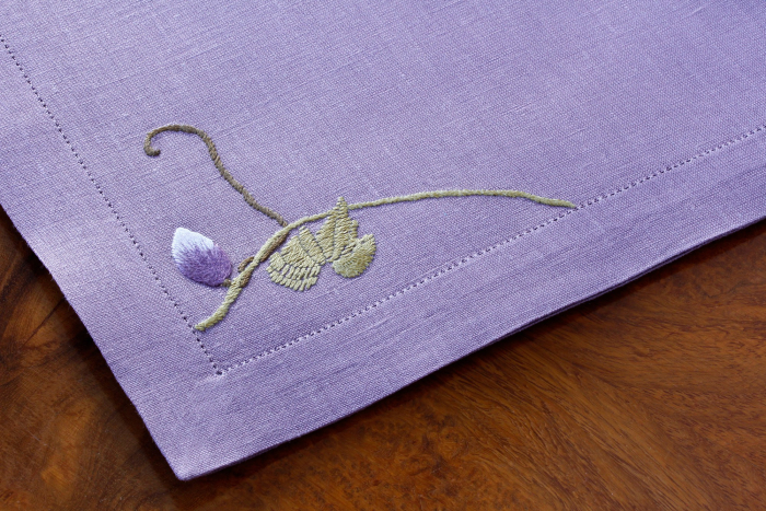 Serviette - Feuilles et libellules