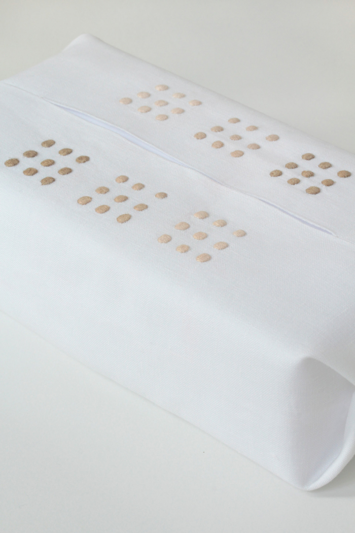 Box 100 tissues - Taupe