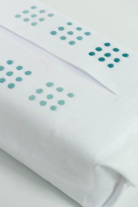 Box 100 tissues - Celadon blue