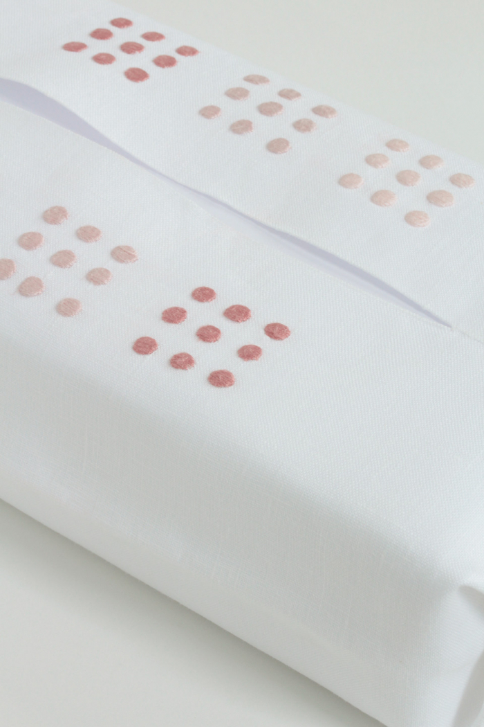 Box 100 tissues - Powdered pink