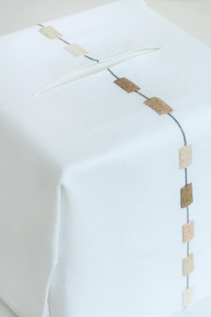 Boîte carrée - Taupe