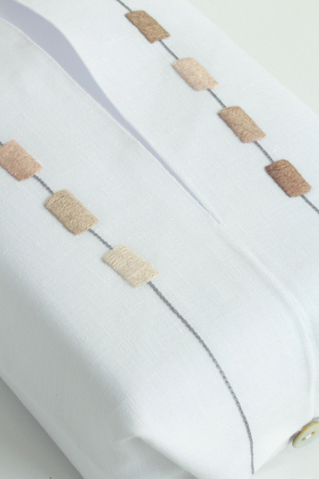 Boîte 100 mouchoirs - Taupe