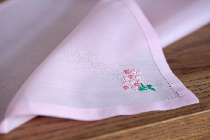 Hand embroidered handkerchief hotsell